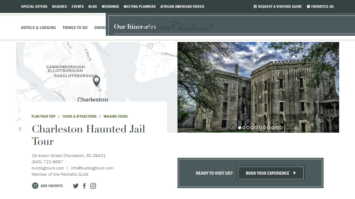 Charleston Haunted Jail Tour | Charleston Area CVB