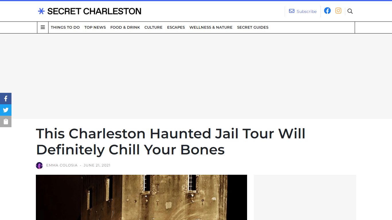 This Charleston Haunted Jail Tour Will Definitely Chill Your Bones